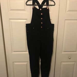 Black overalls